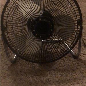 Fan blows hard gets you cool in sec. used once.